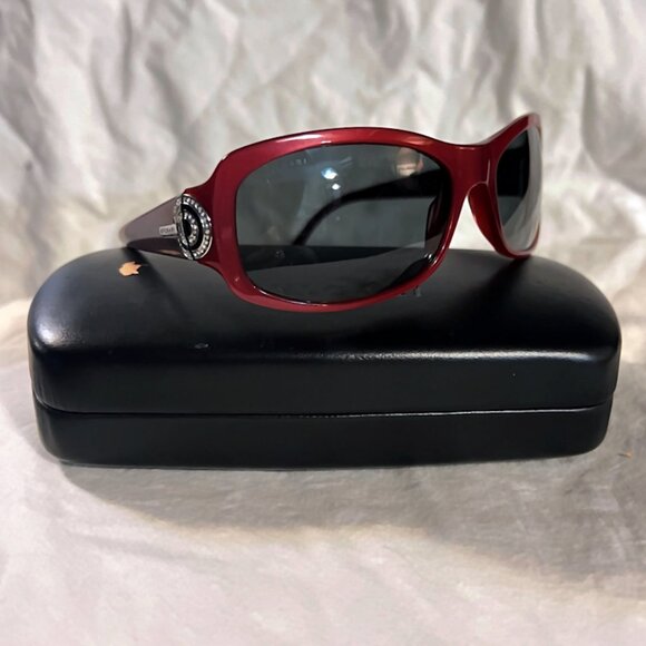BVLGARI Burgundy Crystal Accent Sunglasses 8003-B 826 87 59 17-130 main image 11